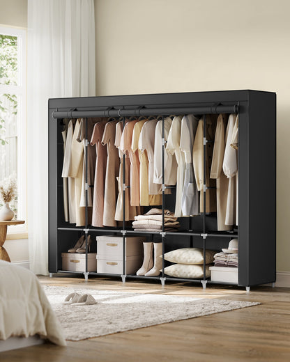 Wardrobe Closet Organizer with Cover