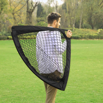 Set of 2 Pop-Up Soccer Goals — Black