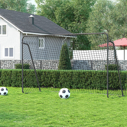 Children's Soccer Goal 12 x 6 Foot, in Garden, Courtyard, Park, Beach, Metal Pipes and PE Net