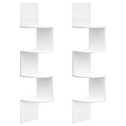 Corner Shelf Wall-Mounted - White