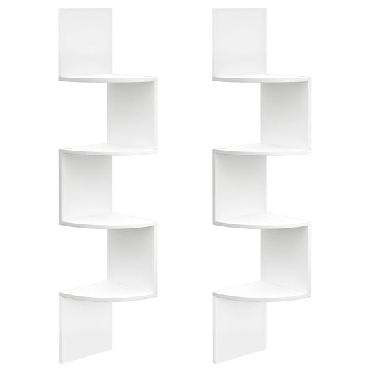 Corner Shelf Wall-Mounted - White