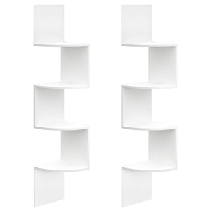 Corner Shelf Wall-Mounted - White