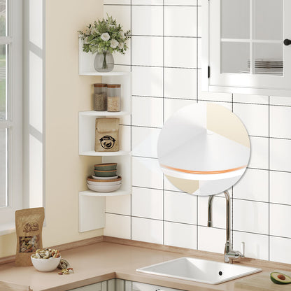 Corner Shelf Wall-Mounted - White
