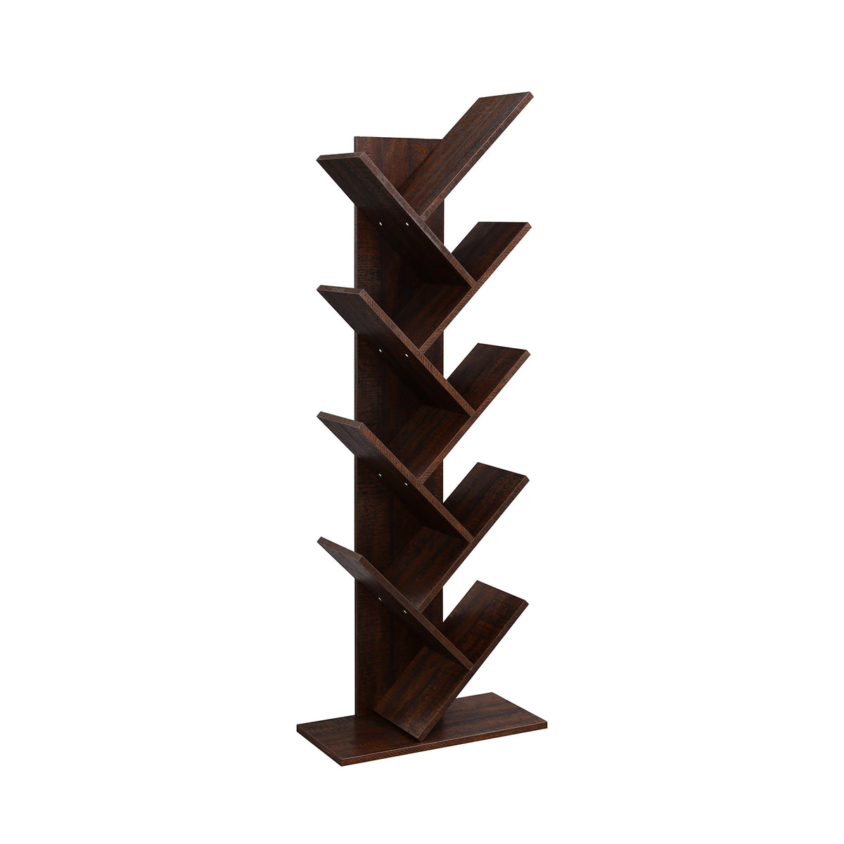 Tree Style Bookshelf | 8-Tier Floor Standing Bookcase