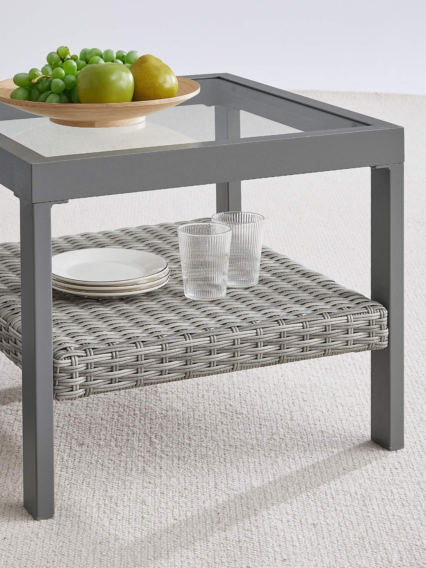 Sencillo Collection - Glass Table