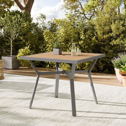 Sencillo Collection - Dining Table, Patio Table, with Umbrella Hole