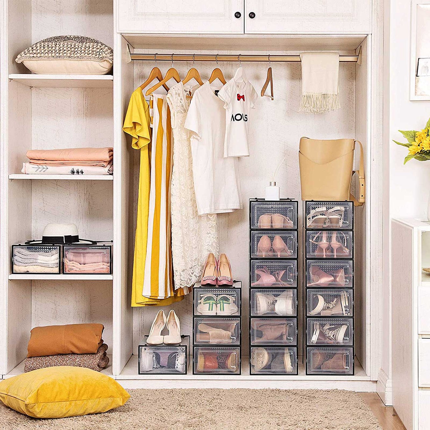 18-Stackable Shoe Boxes - HWLEXTRA