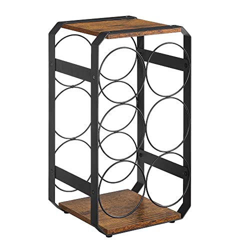 Products Countertop Wine Rack - 6-Bottle Wine Holder Stand for Table - Bottle Storage Free Standing, 4.2-Inch Dia