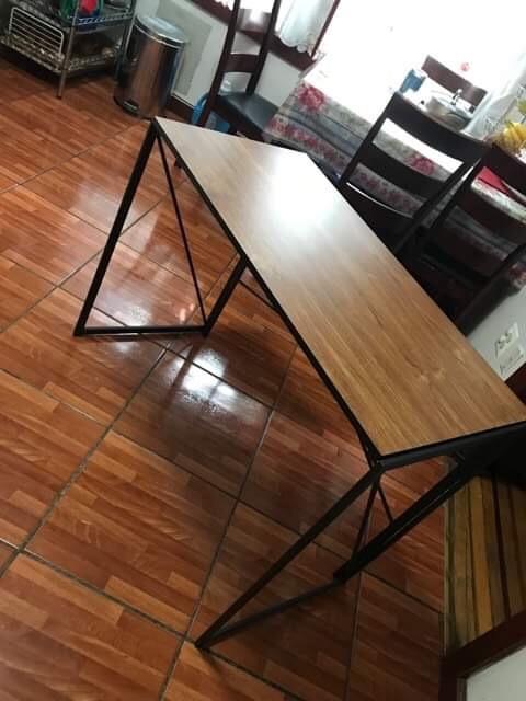 Computer Desk Simple Study Folding Table for Home Office, 39.4"