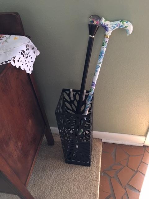 Square Metal Umbrella Stand Entryway Freestanding Umbrella Holder Rack Organizer
