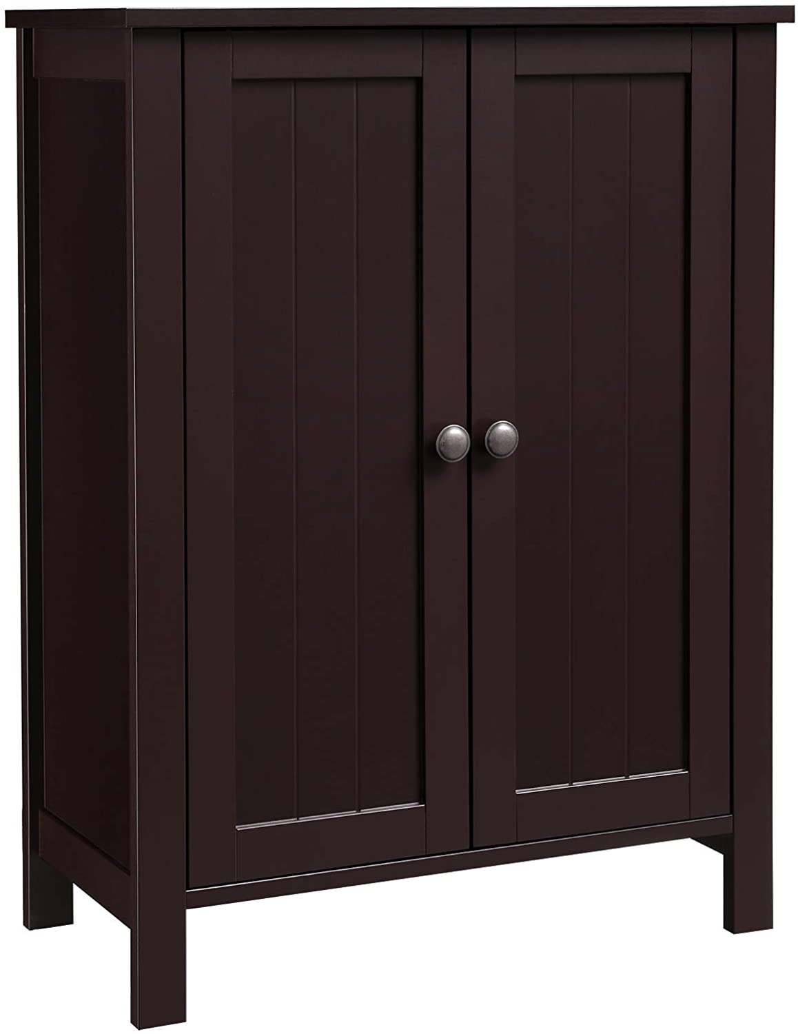 White Floor-standing Bathroom Storage Sideboard - HWLEXTRA