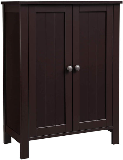 White Floor-standing Bathroom Storage Sideboard - HWLEXTRA