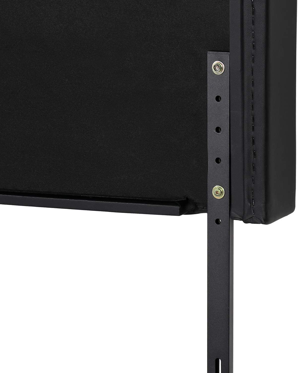 Upholstered Height Adjustable Headboard with Decorative Nailhead Trim, 49.3''
