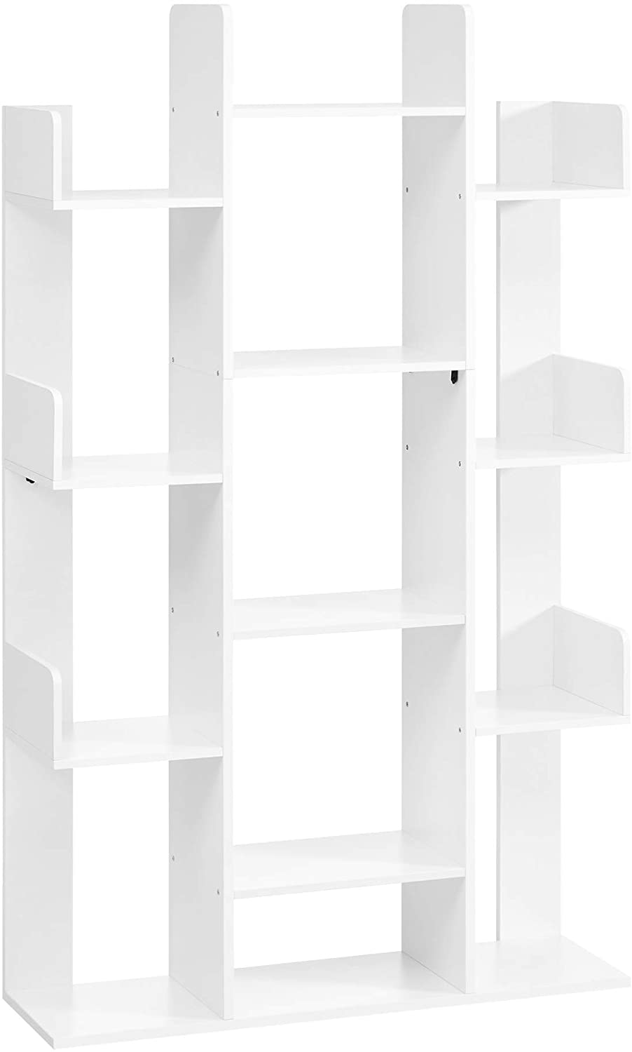 Rustic Brown Tree-shaped Wooden Bookcase - HWLEXTRA