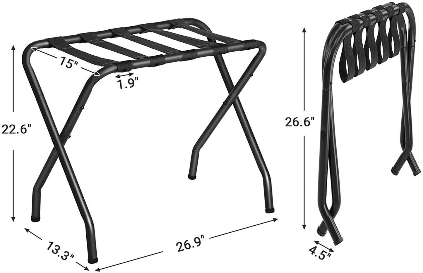 HELENA Metal Folding Luggage Rack - HWLEXTRA