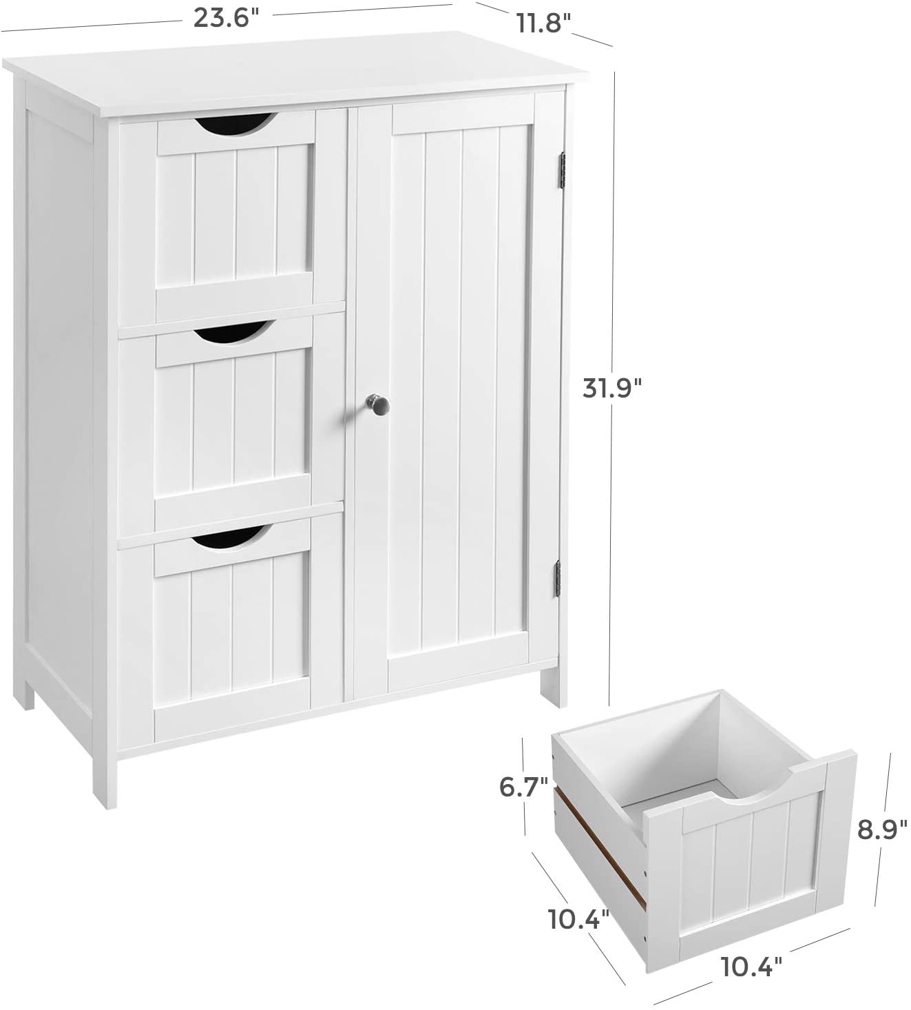 Bathroom Storage Cabinet - HWLEXTRA
