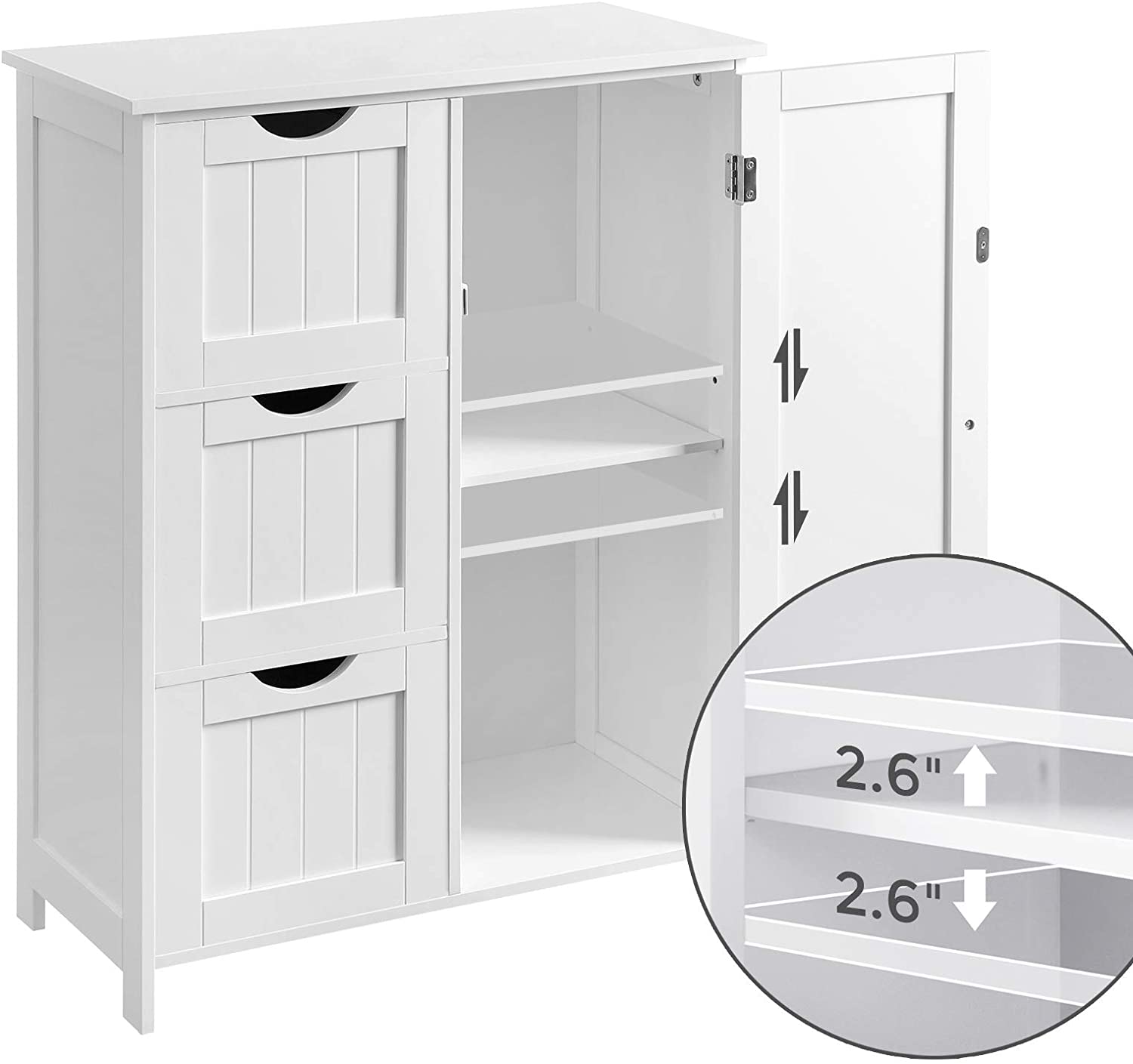 Bathroom Storage Cabinet - HWLEXTRA