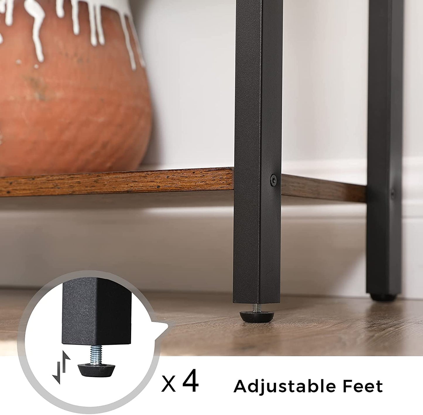 HELENA Bookcase with 5 Shelves - HWLEXTRA