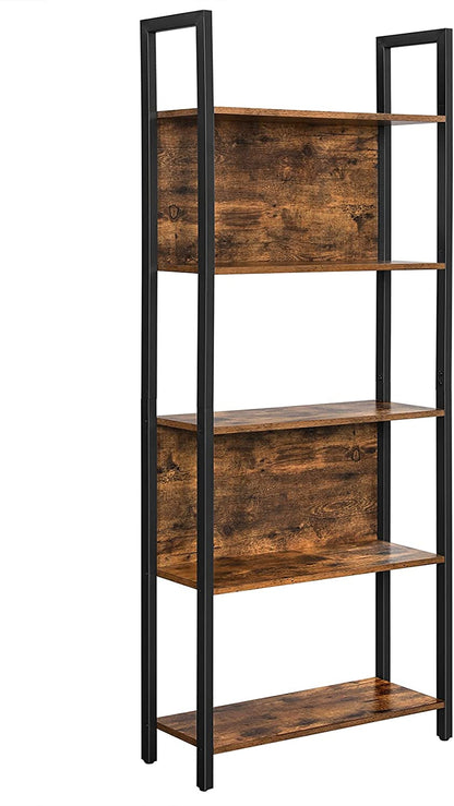 HELENA Bookcase with 5 Shelves - HWLEXTRA
