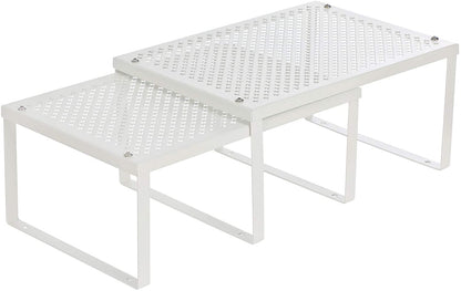 Cabinet Shelf Organizer, Stackable, Expandable - HWLEXTRA 