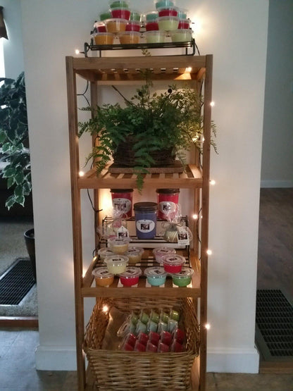 100% Bamboo Bathroom Shelf, 4-Tier Multifunctional Storage Rack, Shelving Unit 38.6" x 13" x 13"