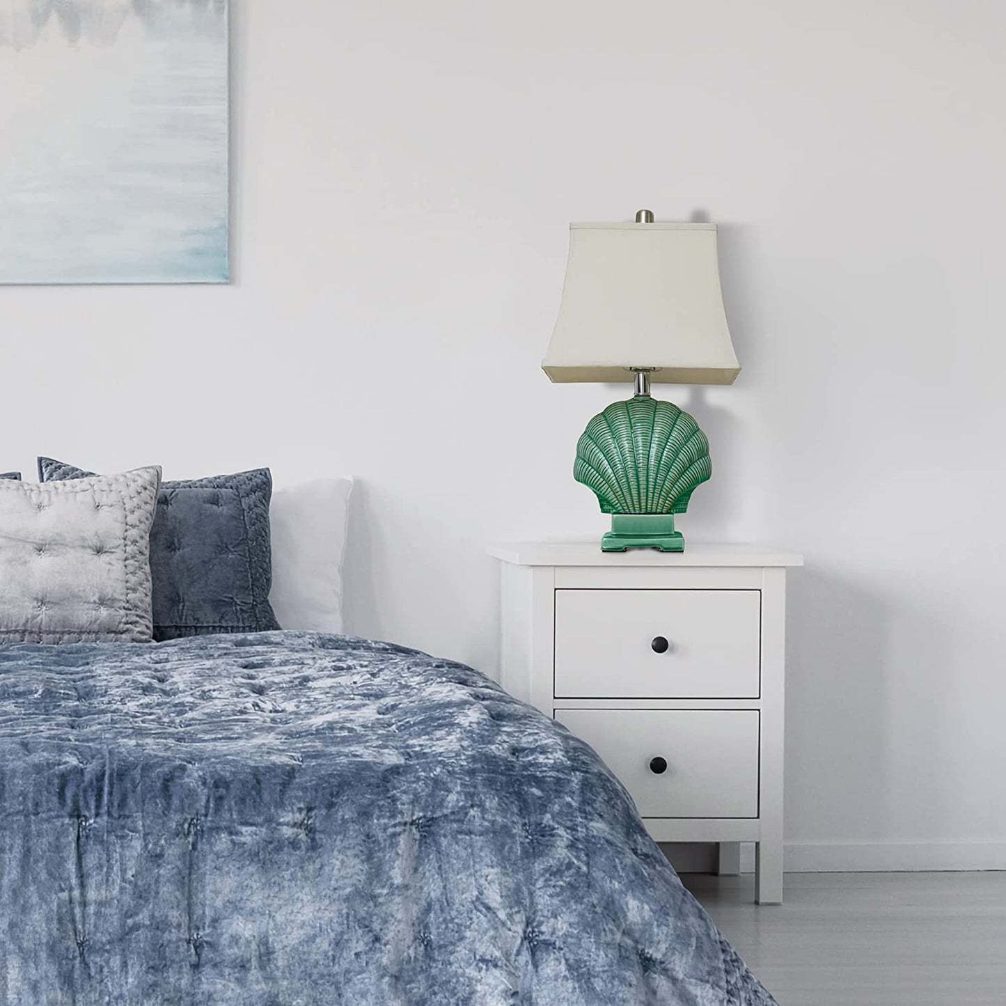 25.9''Height Table Lamp, Farmhouse Novelty Design for Nightstand