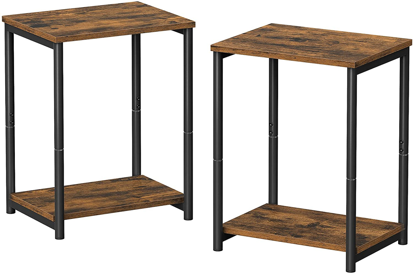 Tables Set of 2 with Storage Shelf - HWLEXTRA