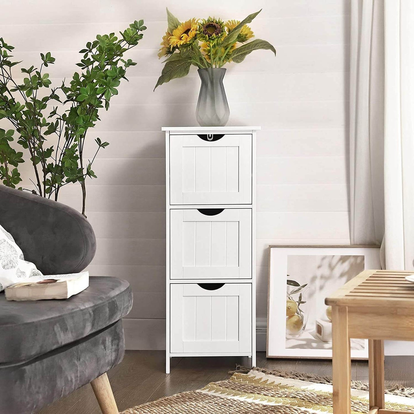 3 Drawers Floor Cabinet - HWLEXTRA