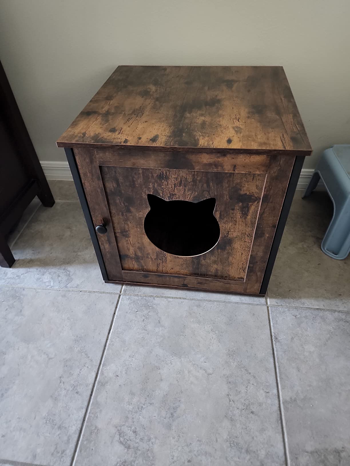 Cat Litter Box Furniture, Hidden Litter Box Enclosure Cabinet, End Table, Nightstand