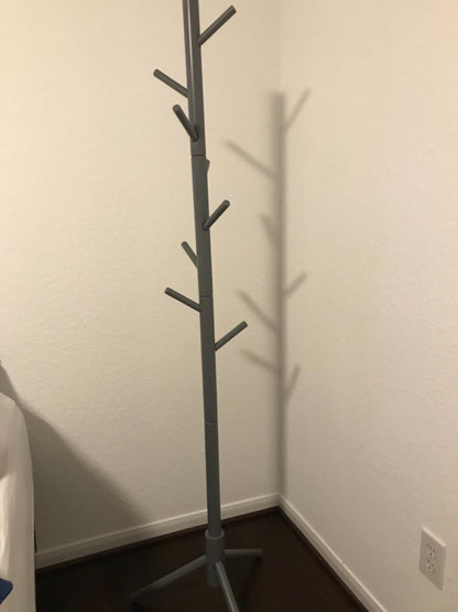 Gray Wood Coat Tree - HWLEXTRA