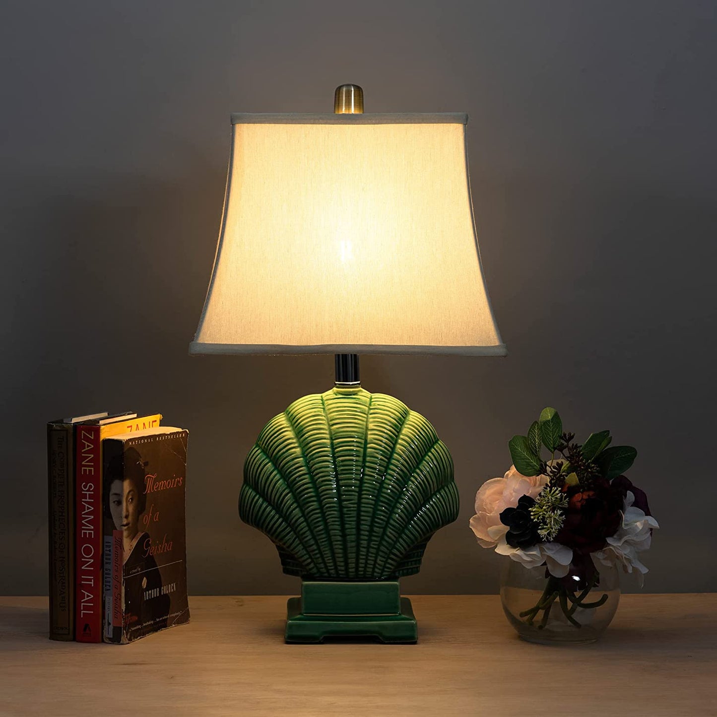 25.9''Height Table Lamp, Farmhouse Novelty Design for Nightstand