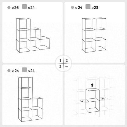 6 Cubes Storage Organizer - HWLEXTRA