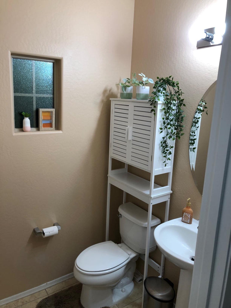 Small Bathroom Storage,Toilet Paper Stand Beside Toilet Storage