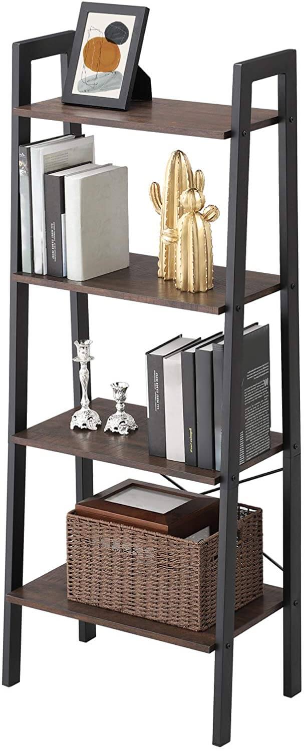 4-Tier Bookshelf & Storage Rack - HWLEXTRA