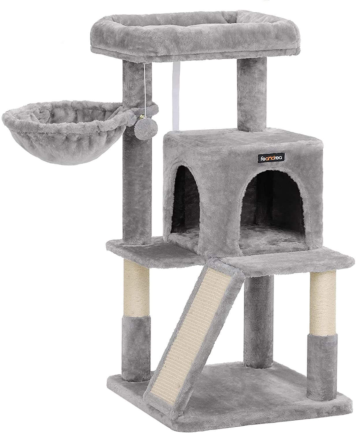 VERE Cat Tree with Sisal-Covered Scratching Posts - HWLEXTRA