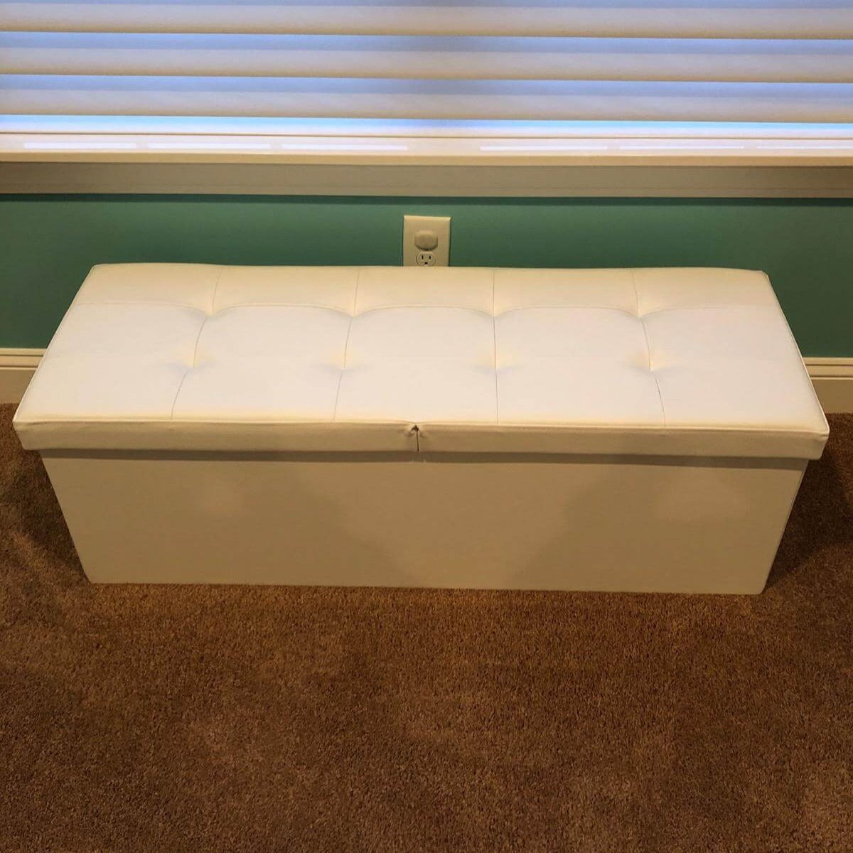 Flipping Lid Ottoman Bench - HWLEXTRA