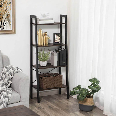 4-Tier Bookshelf & Storage Rack - HWLEXTRA