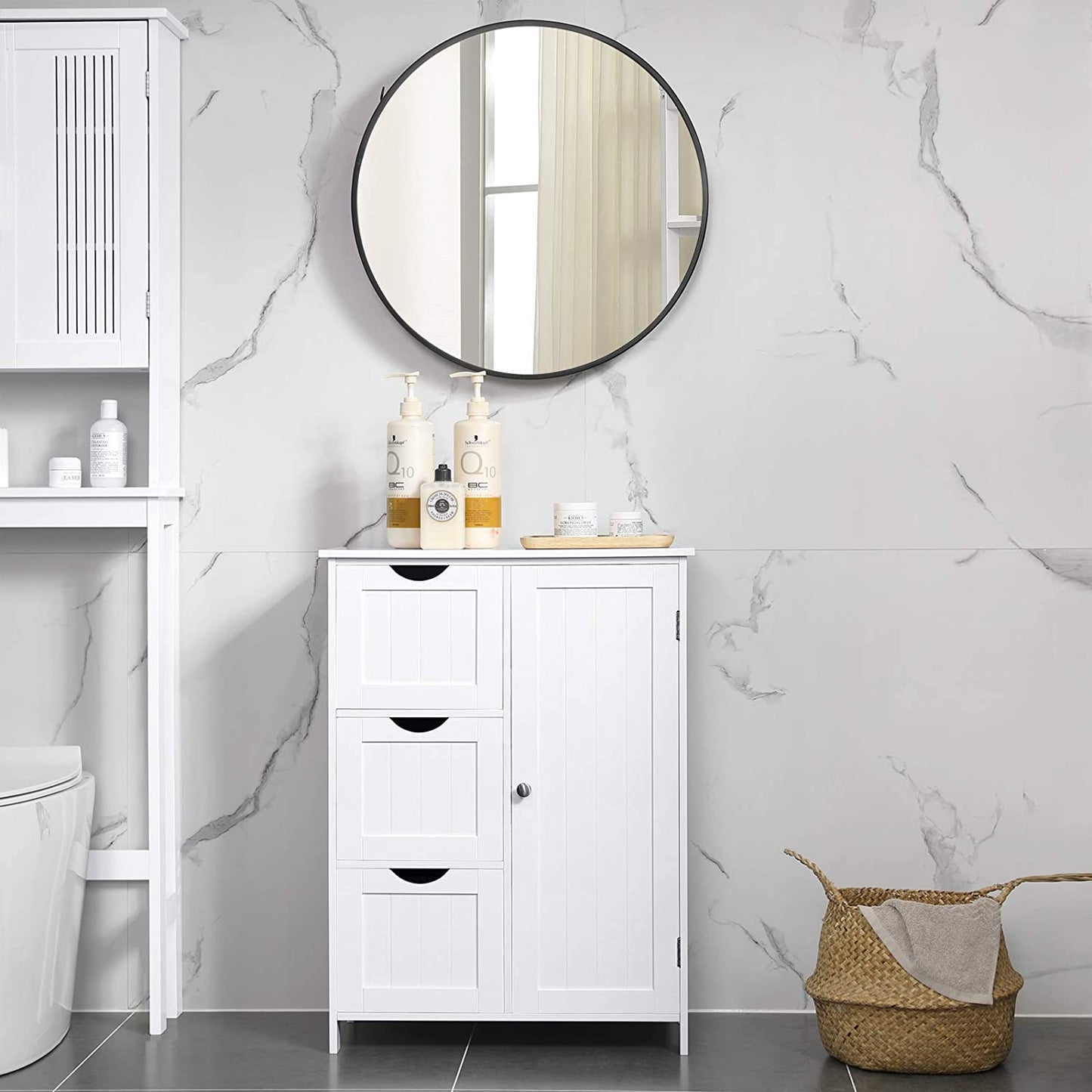 Bathroom Storage Cabinet - HWLEXTRA