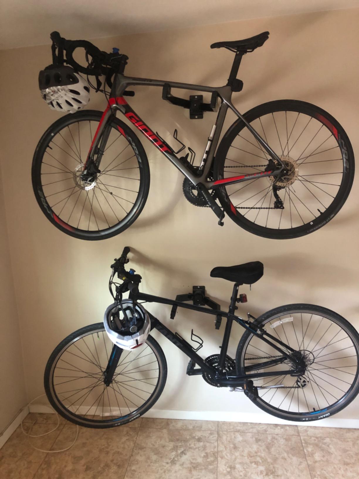 Bike Wall Mount Bike Storage Rack Bike Hanger for Garage Set of 2 Adjustable Angle