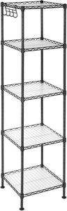 Bathroom Shelf, Storage Rack for Small Space, Total Load Capacity 220 lb - HWLEXTRA 