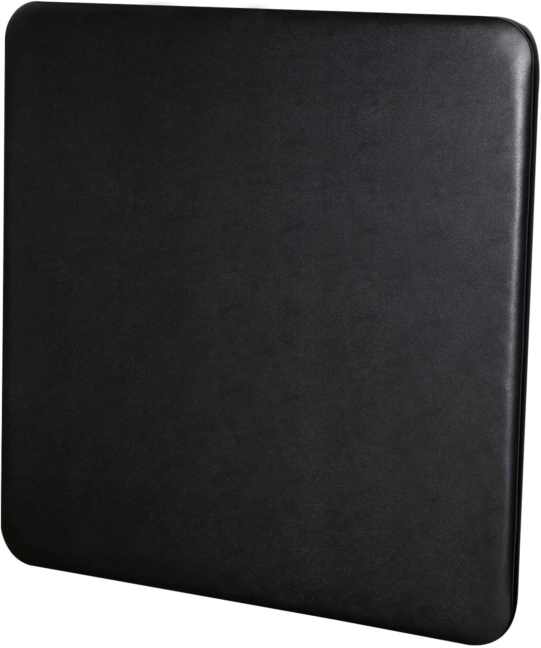 Portable Folding Card Table Square with Collapsible Legs & Vinyl Upholstery, Black