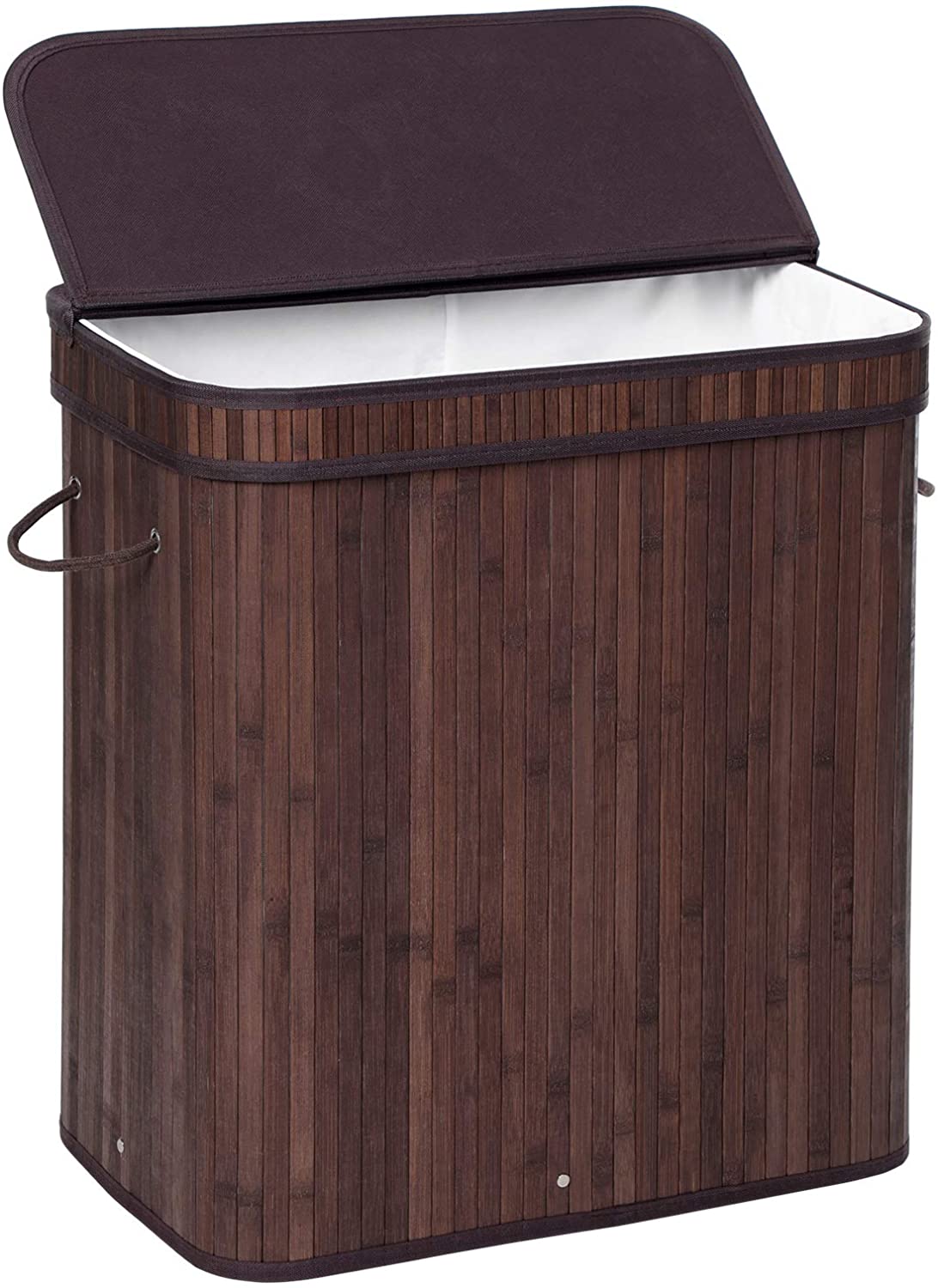 Brown Bamboo Laundry Basket - HWLEXTRA