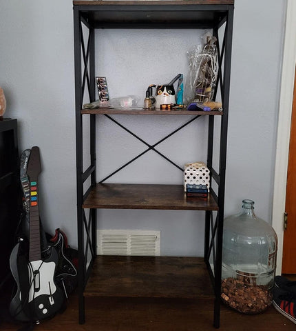 Kitchen Shelf | 4 Tier Bookshelf | Bookcase