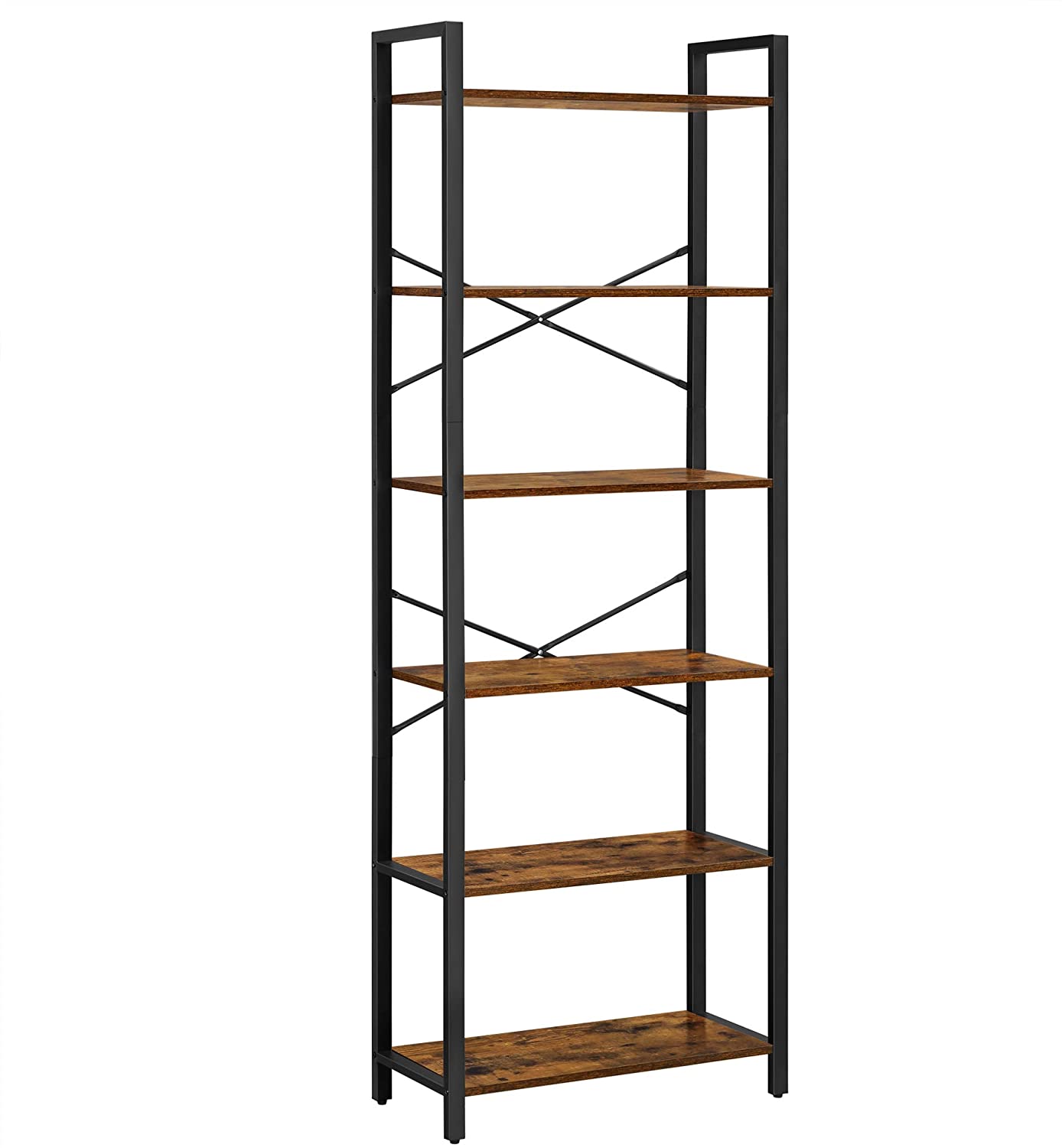 6-Tier Bookshelf & Storage Rack - HWLEXTRA