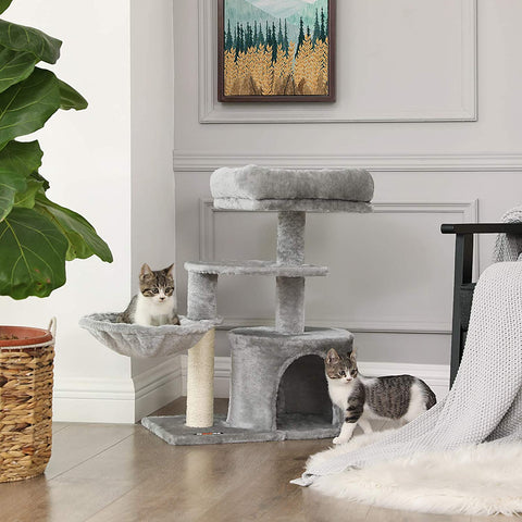 HELENA Small Condo Cat Tower with Scratching Post - HWLEXTRA