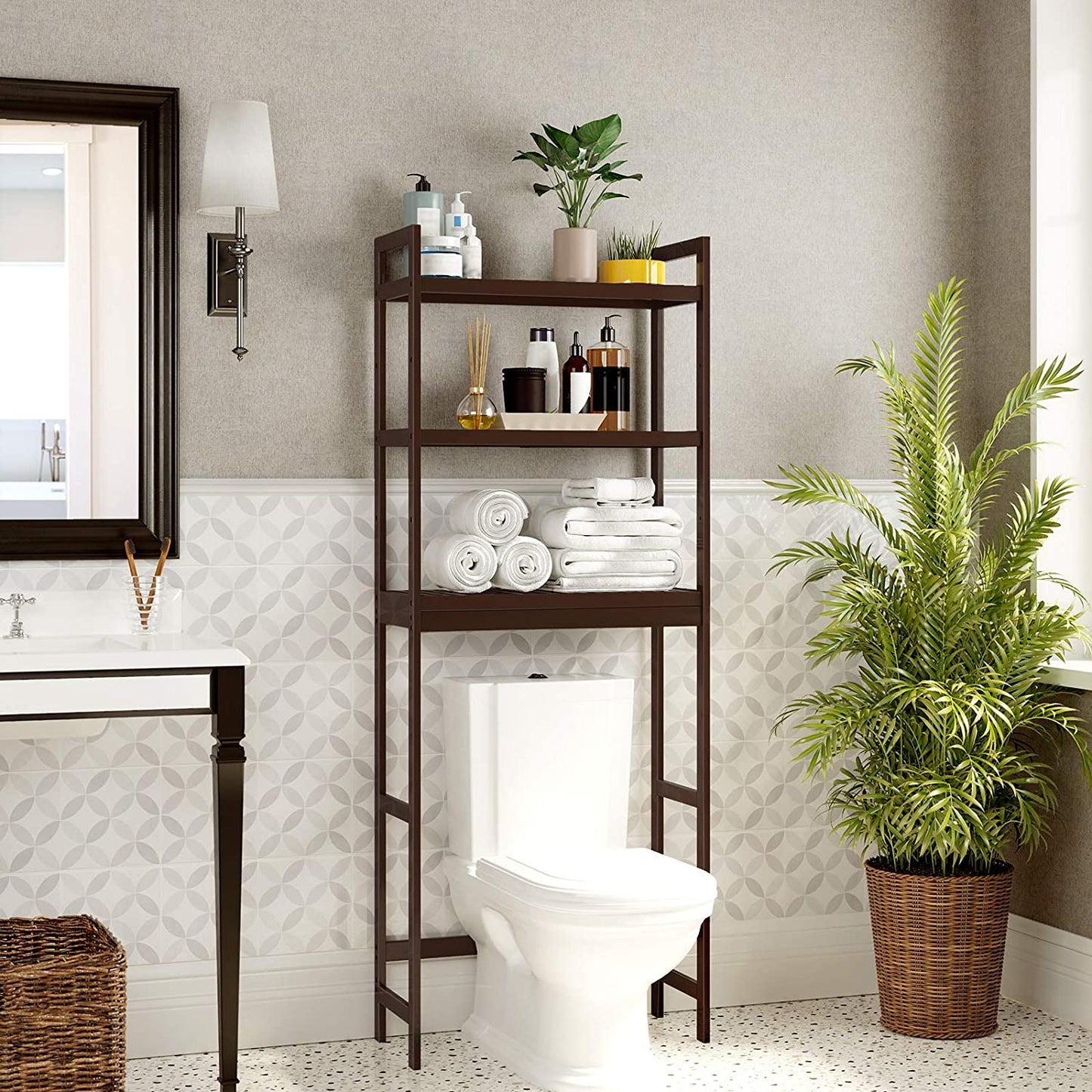 Adjustable Shelves Bathroom Organizer - HWLEXTRA