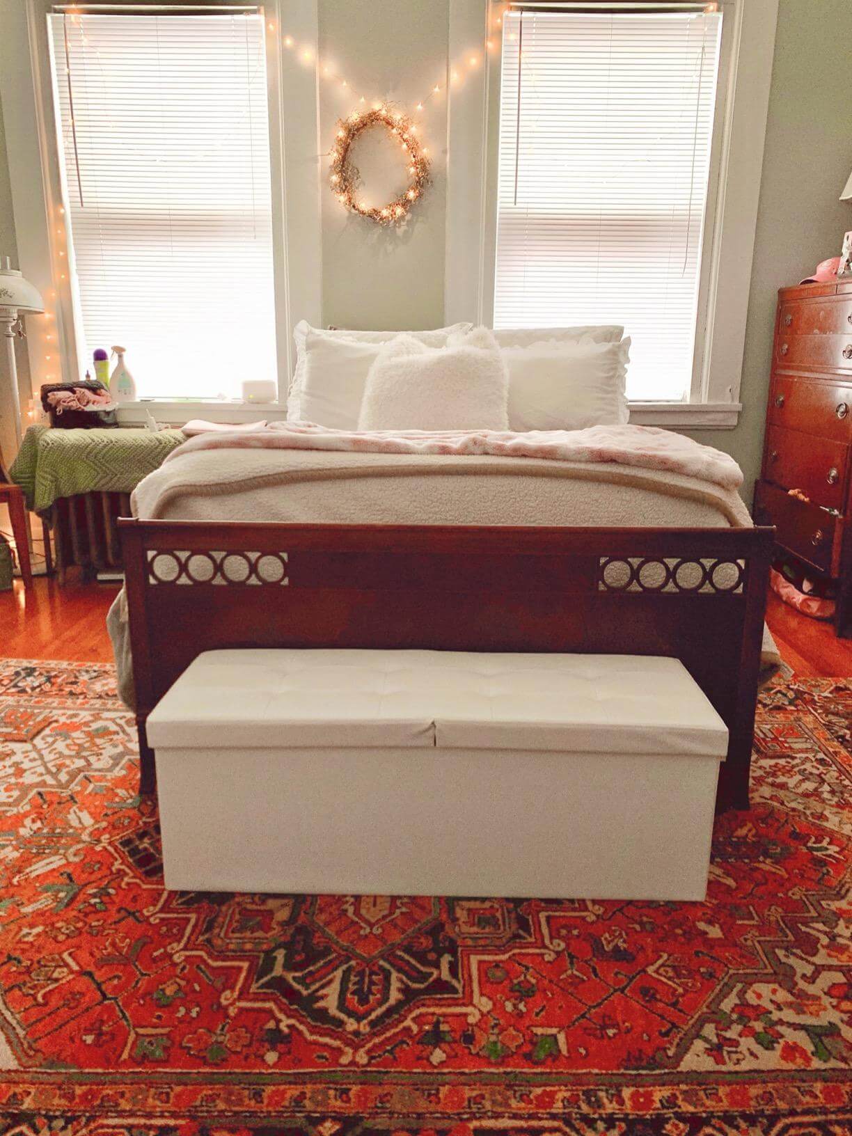Flipping Lid Ottoman Bench - HWLEXTRA