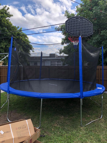 15FT Interior Net Trampoline - HWLEXTRA