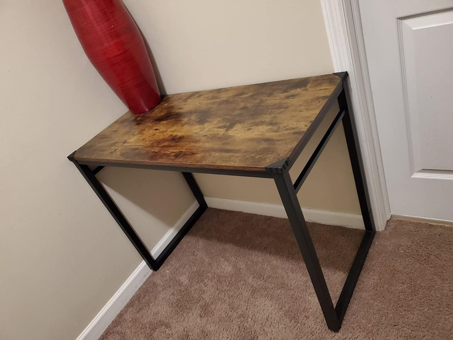 Computer Desk | Office Desk with 8 Hooks - HWLEXTRA 
