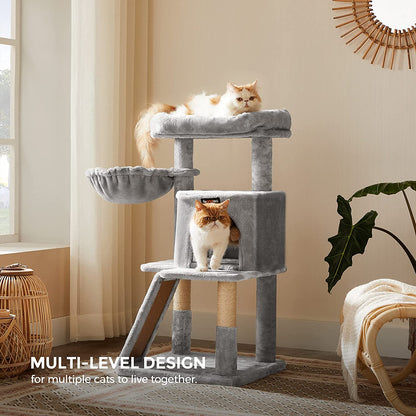 VERE Cat Tree with Sisal-Covered Scratching Posts - HWLEXTRA